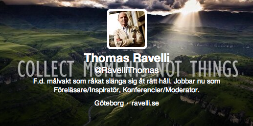 Är Tomas Ravelli den mest ödmjuka personen på Twitter? 